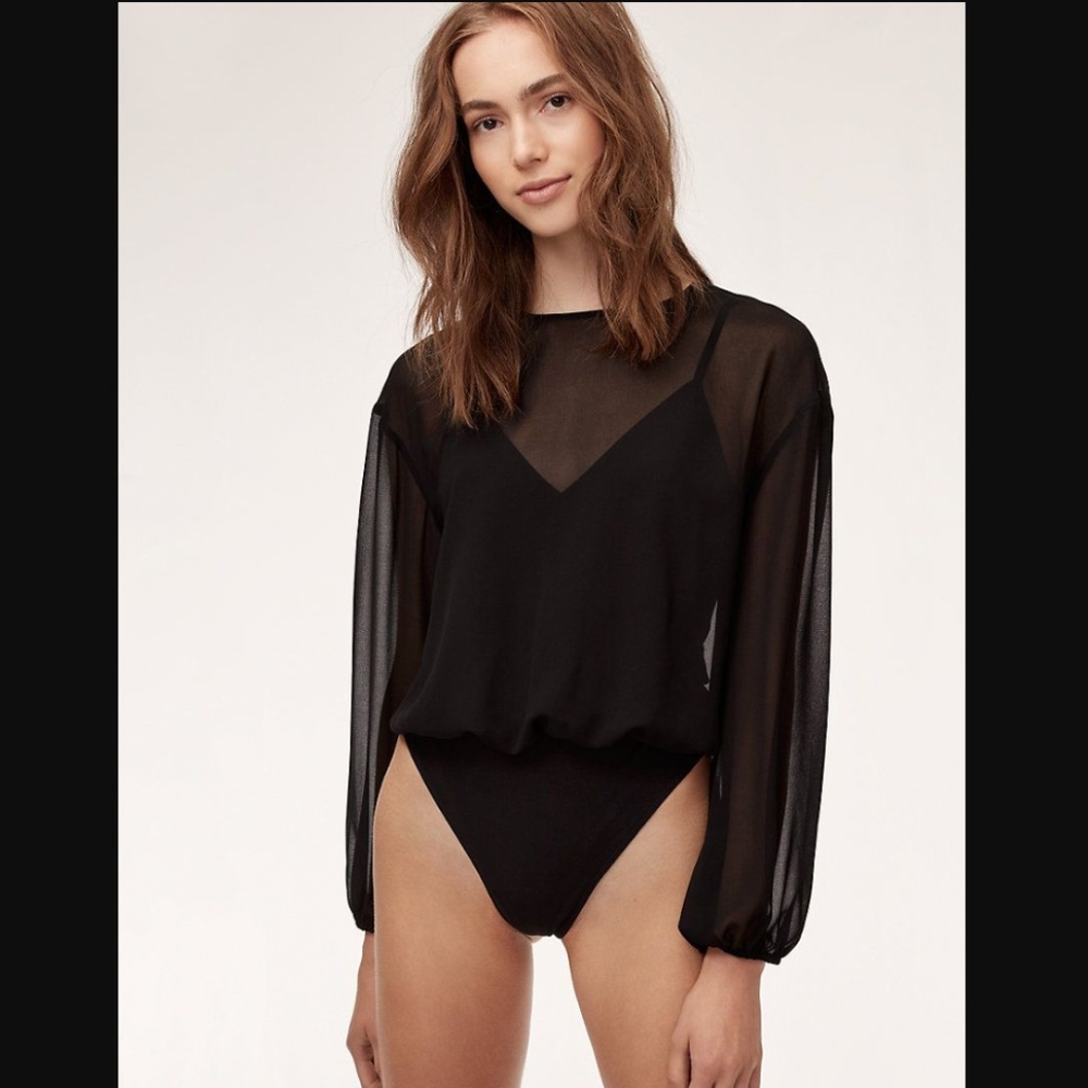 NWT Wilfred Talmont Bodysuit (dark green)